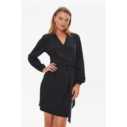 FREE/QUENT FQALTO - Kjole med glimmer - sort