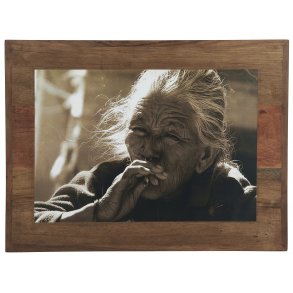 Billede m/rygende indisk kvinde UNIKA