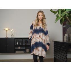 Carrie Kjole coffee tie dye fra Prepair (2186)