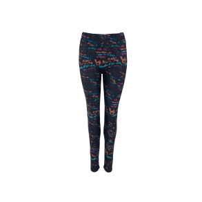 Black Colour - ROBYN - printed leggings