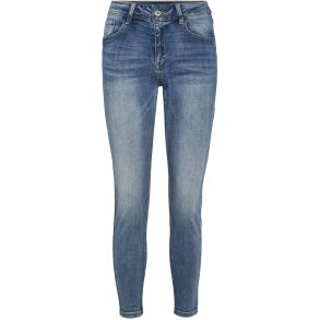 Prepair - Jeans Zenia - bl forvasket med lynls nederst bagp
