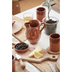 Ib Laursen - Kande rustique - brunt glaseret ler