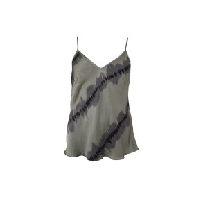 Black Colour - AFIA Silke Strop Top - army 