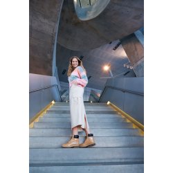 Black Colour - BCDAVINA cargo nederdel - kit - lys beige