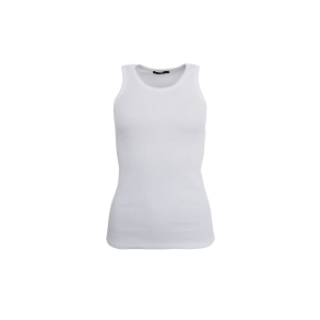Black Colour - BCENA Rib Tank Top - hvid 