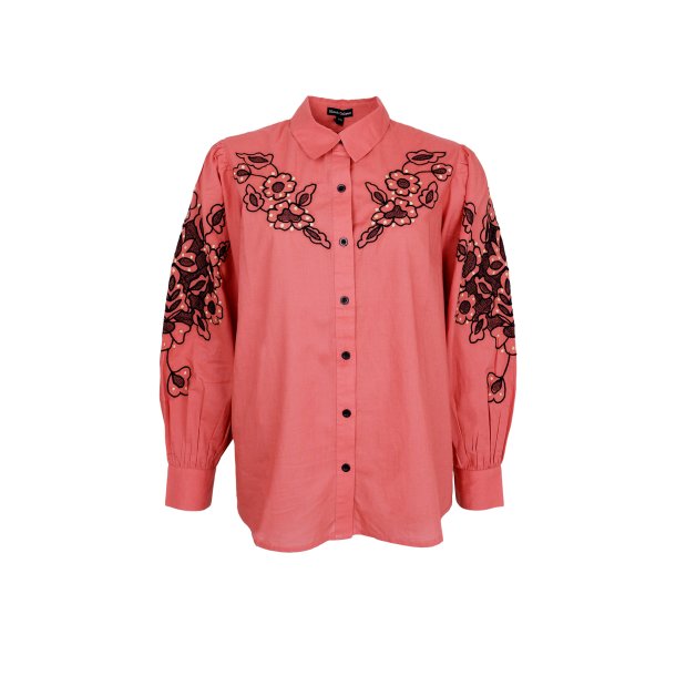 Black Colour - BCDOLLY Skjortebluse - marsala rose