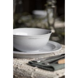 Ib Laursen - Dkkeserviet - beige/grt skind 