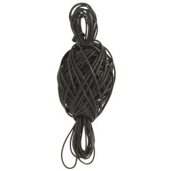 Ldersnor rund 20 m - sort (6537-24)