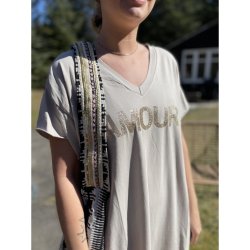 Qnuz - Linemaria Kjole "Amour" - Onesize - beige