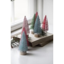 Ib Laursen - Juletrer - i grn, lysegrn, rd, lyserd