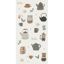 Ib Laursen - Serviet papir aflang - Tea Time/Coffee 16 stk. pr. pak