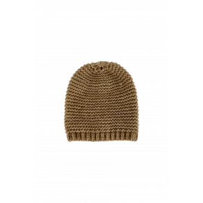 Black Colour - DUFFY strikket hue - sort og frapp