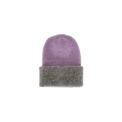 Black Colour - Strikhue GINGER -  i 2 farver kombi - bl og lavndel