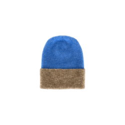 Black Colour - Strikhue GINGER -  i 2 farver kombi - bl og lavndel