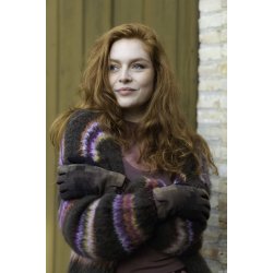 Black Colour - TILE handske - coffee brown 