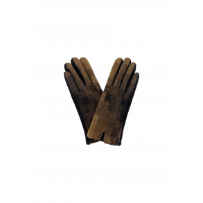 Black Colour - TILE handske - coffee brown 