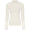 Tim&Simonsen - All-lacetop m/blonde p hals og rmer  - sort og beige
