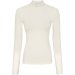 Tim&Simonsen - All-lacetop m/blonde på hals og ærmer  - sort og beige