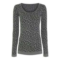 Tim&Simonsen - Microfiber Bluse Onesize - Gepard grigio/gr