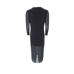 Black Colour - BCALEXIS Mesh Kjole med glittersten - sort