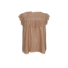 Black Colour - BCAMILLA Lace Top - Blondebluse med korte rmer - frappe