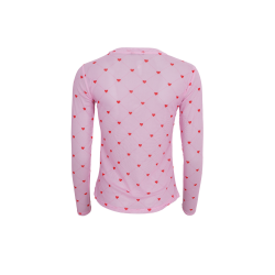 Black Colour - BCANNIE Mesh Bluse - pink heart