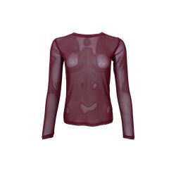 Black Colour - BCANNIE Mesh Bluse - plum