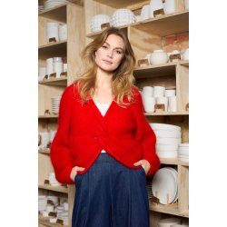 Black Colour - BCBJOERK Cross Jumper - Strikbluse - r�d 