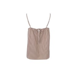 Black Colour - BCCATHERINE Strop Top - camel / hvid stribet