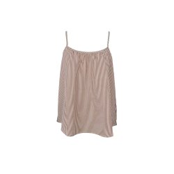 Black Colour - BCCATHERINE Strop Top - camel / hvid stribet