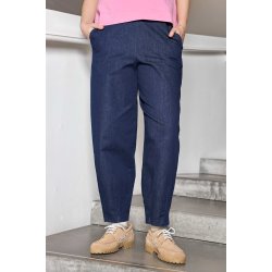 Black Colour - BCDENICE Denim Barrel Buks - m�rkebl� 