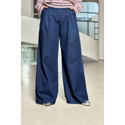 Black Colour - BCDENICE Denim Wideleg Buks - m�rkebl� 