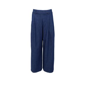 Black Colour - BCDENICE Denim Wideleg Buks - m�rkebl� 