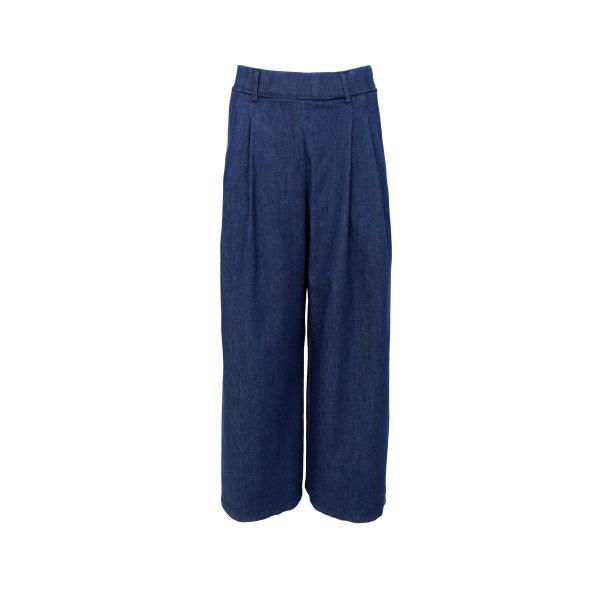 Black Colour - BCDENICE Denim Wideleg Buks - m�rkebl� 