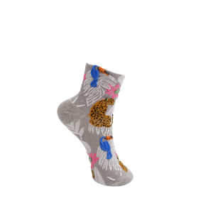 Black Colour - BCELKE Animal Strmpe - Lysegr