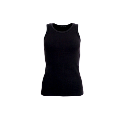 Black Colour - BCENA Rib Tank Top - sort
