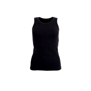 Black Colour - BCENA Rib Tank Top - sort