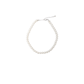 Black Colour - BCHATTIE Halskde - hvide perler