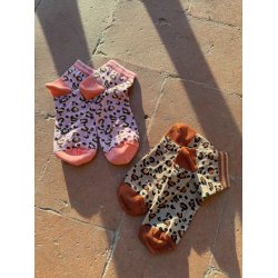 Black Colour - BCLEO Ankel strmpe - balleria pink leo glimmer - OneSize