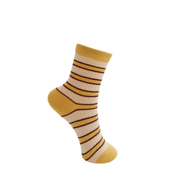 Black Colour - BCLUNI Str�mper - Gul stribet