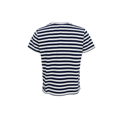 Black Colour - BCMAISY T-Shirt - kortrmet - bl og hvid stribet