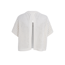 Black Colour - BCMARIKA Strik - med ben slids bagp - offwhite - OneSize