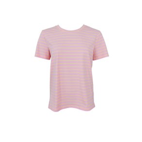 Black Colour - BCMAYLEE SS TEE - T-shirt m/korte �rmer - Gul/Lyser�d stribet