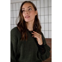 Black Colour - BCMERLE Armbnd - sorte perler