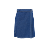 Black Colour - BCRAY Short Wrap Skirt - sl-om nederdel - denim bl