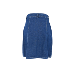 Black Colour - BCRAY Short Wrap Skirt - sl-om nederdel - denim bl