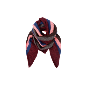 Black Colour - BCBCSISSE trekantet Striktrklde - wine stribet