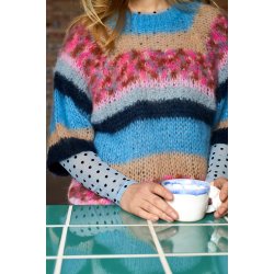 Black Colour - BCSOPHIE Stribet Strikbluse - multi bl�