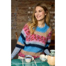 Black Colour - BCSOPHIE Stribet Strikbluse - multi bl�