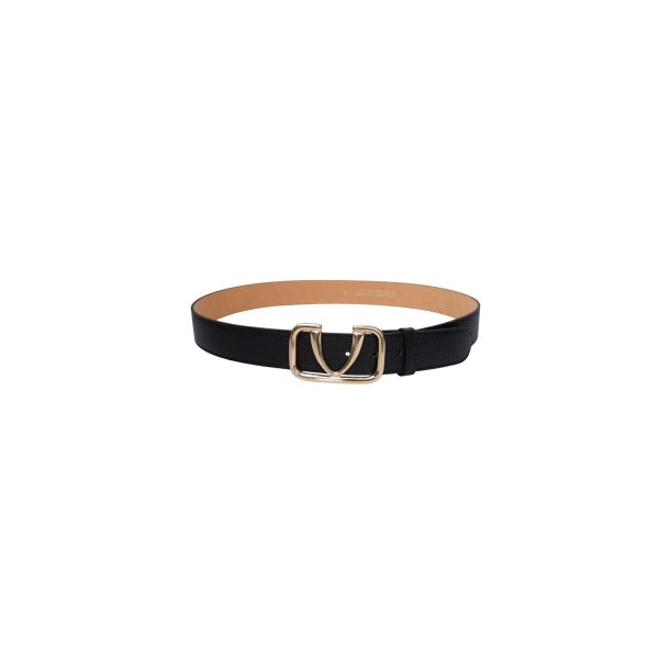 Black Colour - BCUMA Blte med guld spnde - Sort - 100% skind